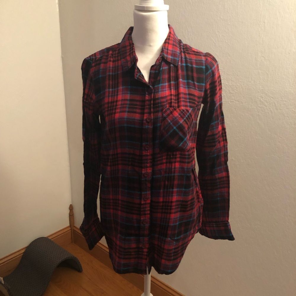 Pink/blue Mudd flannel 